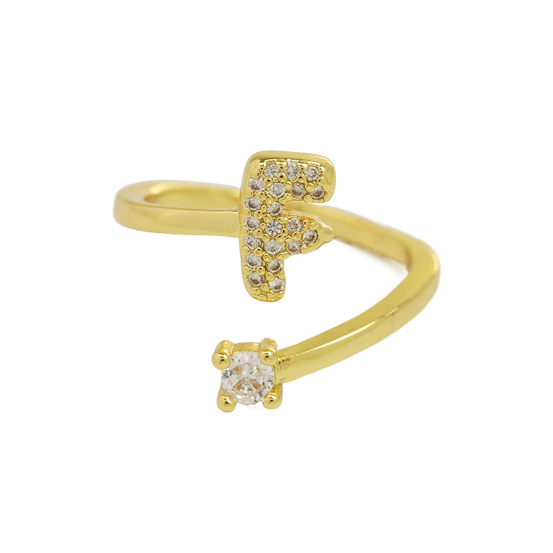 Bubble Initial Wrap Ring