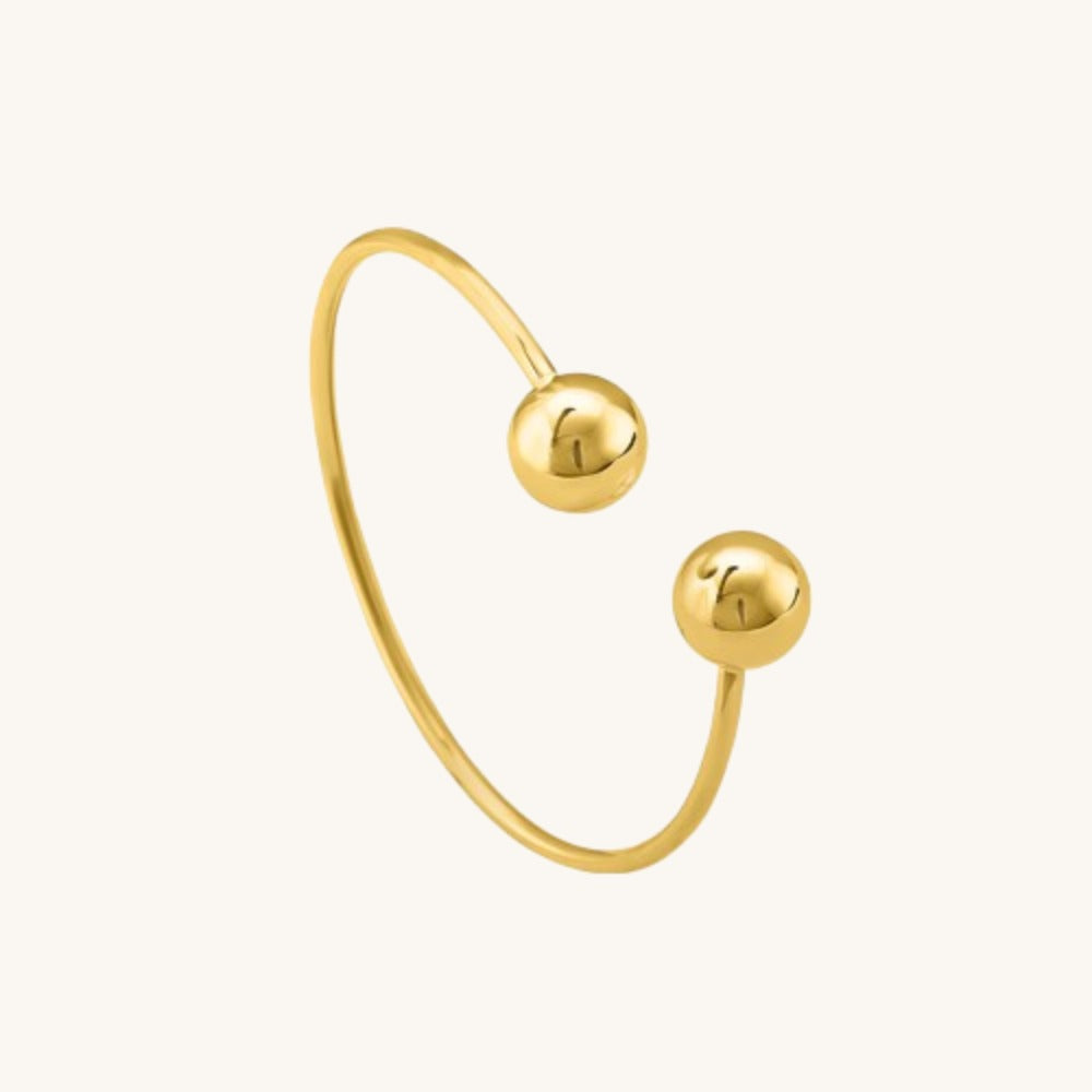 Ball Cuff Bangle Bracelet – GOLD
