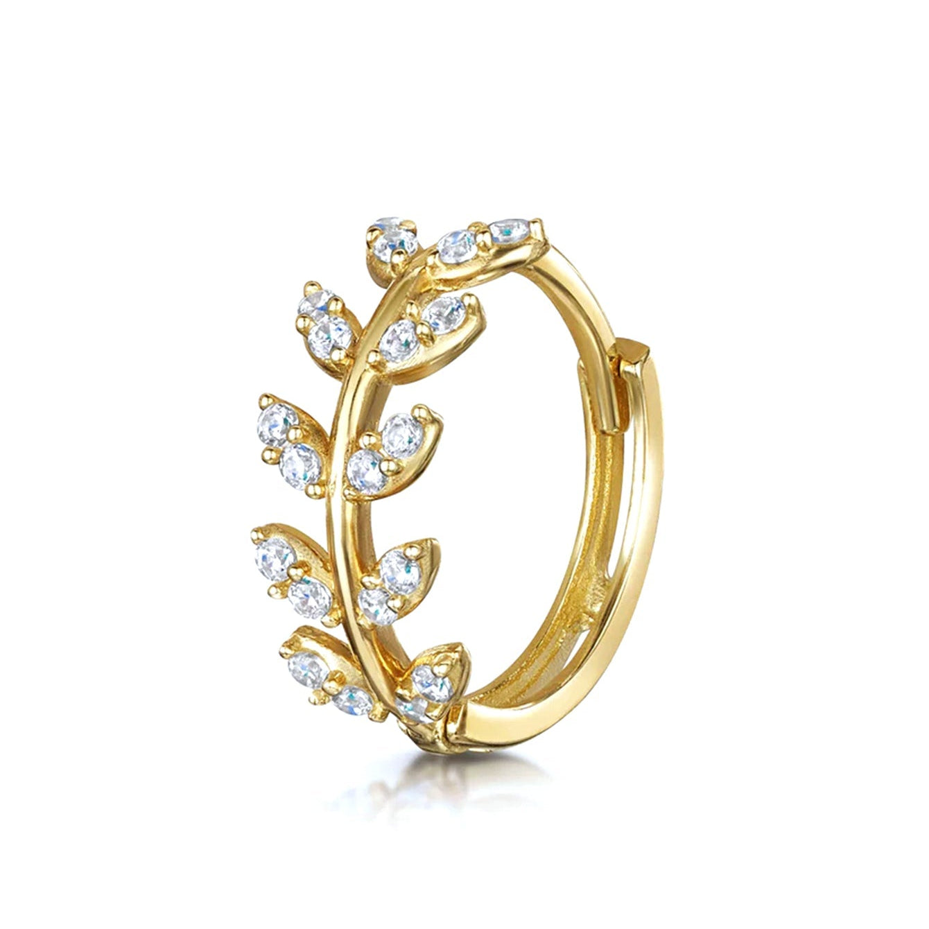 Butterfly & Flower Zirconia Pierced Earring Set