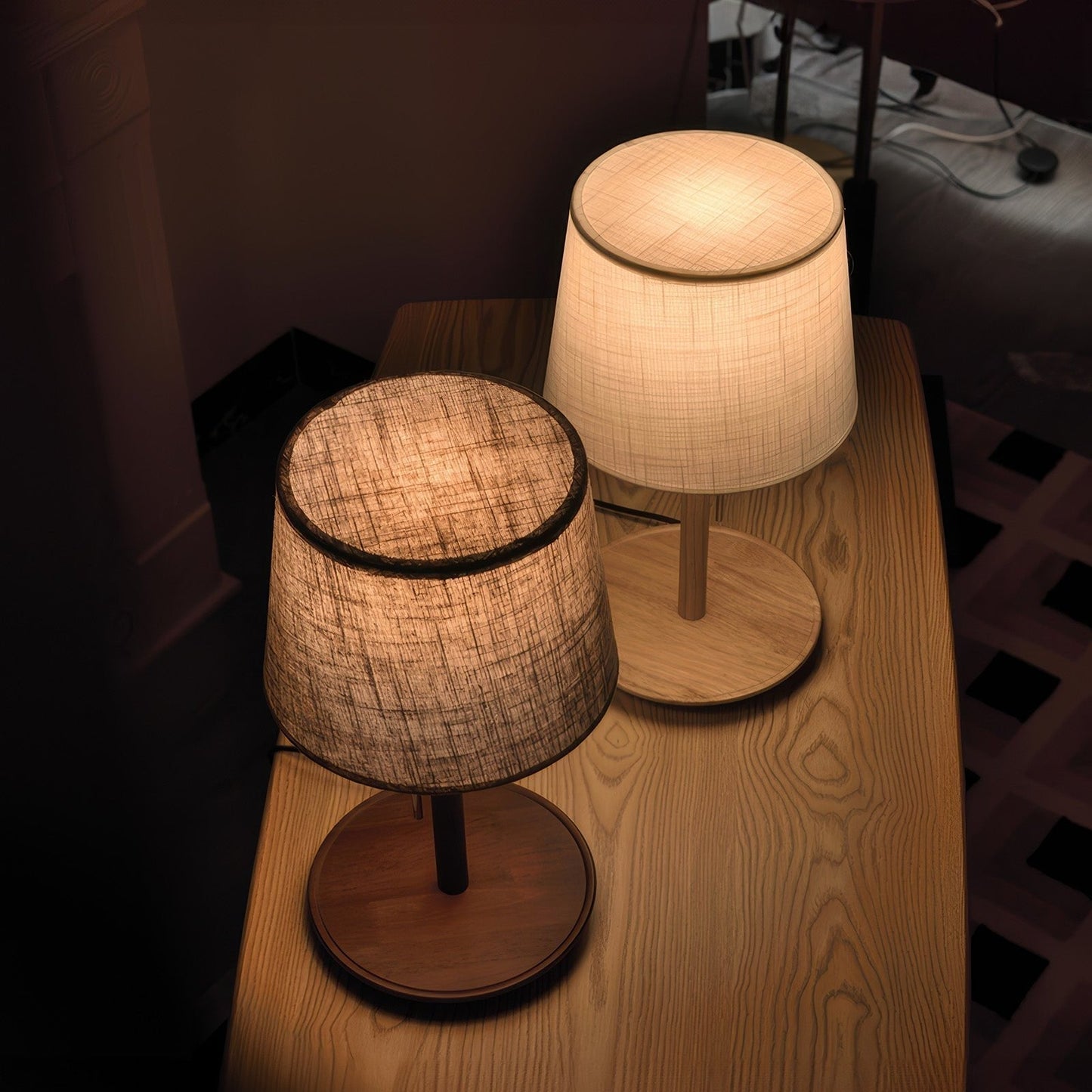 Gentle Glow Nordic Lamp | Walnut Wood Table Lamp 5