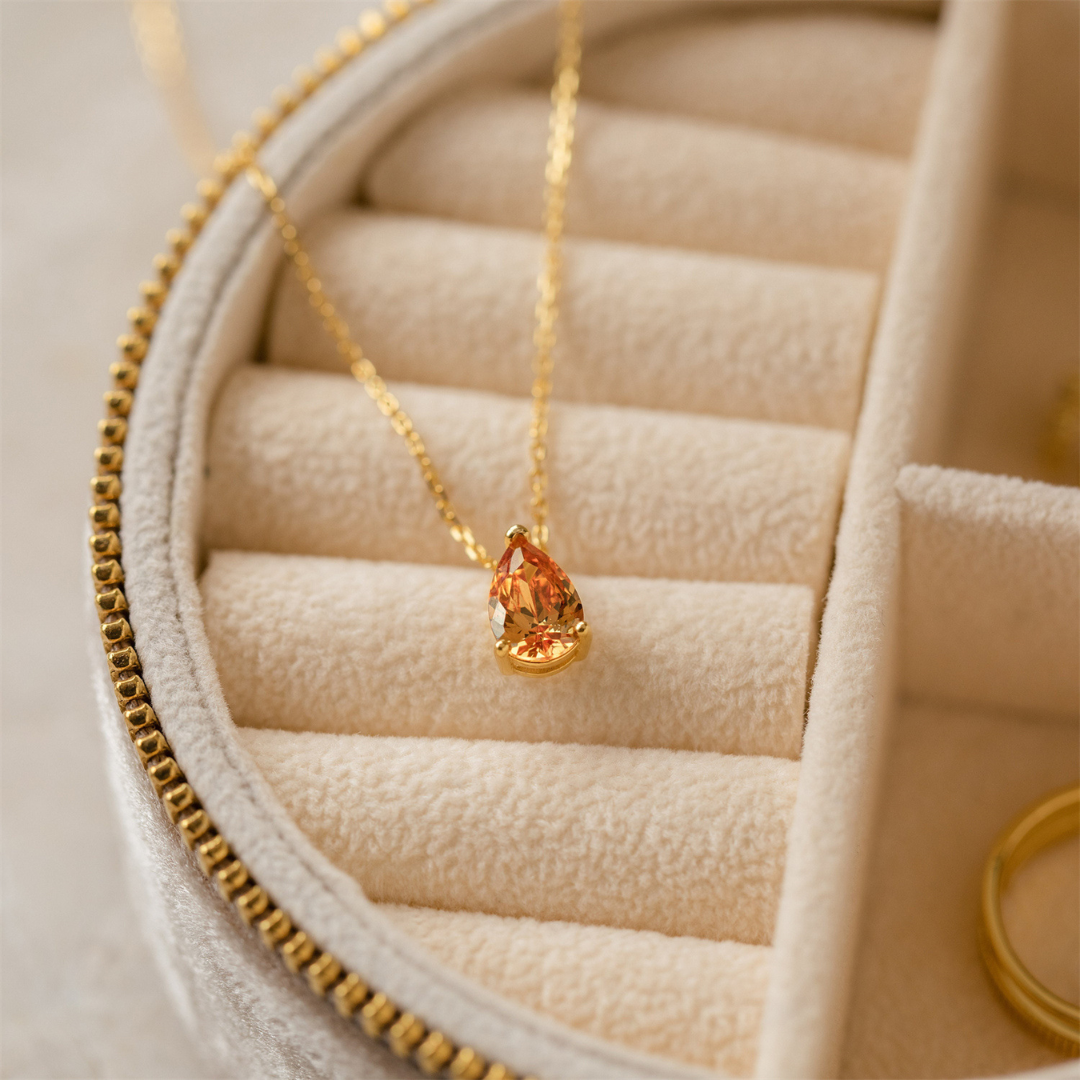 Glow Birthstone Pendant Necklace