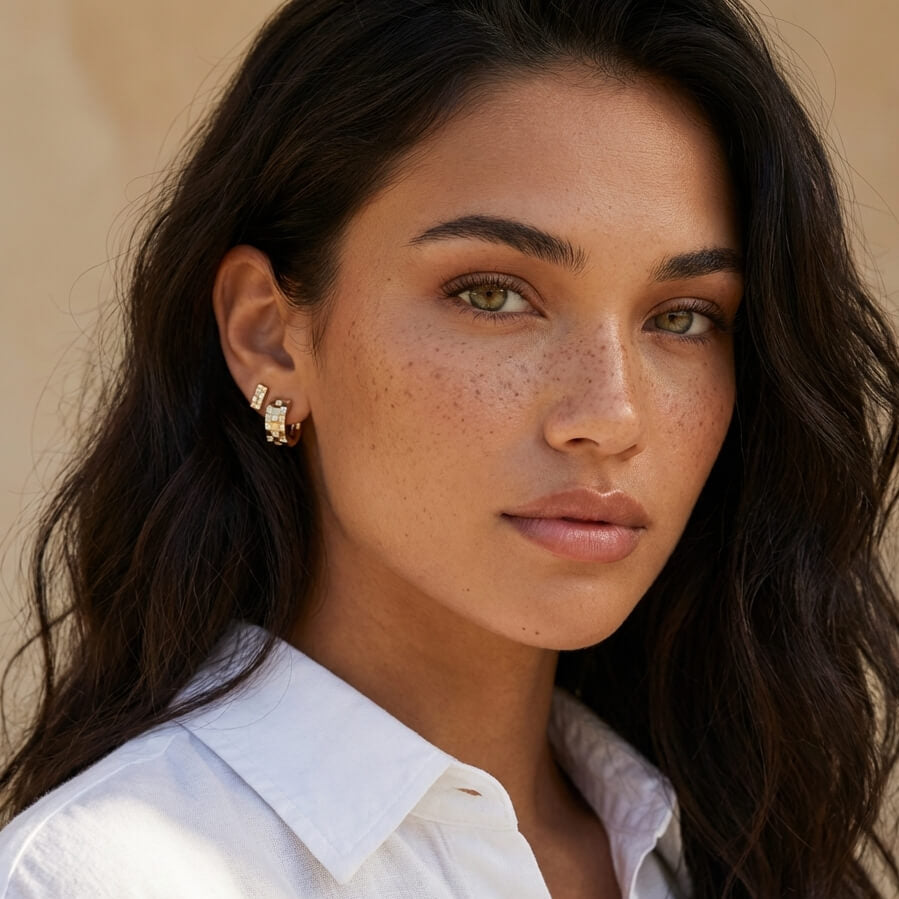 Celine Small Hoop Earrings