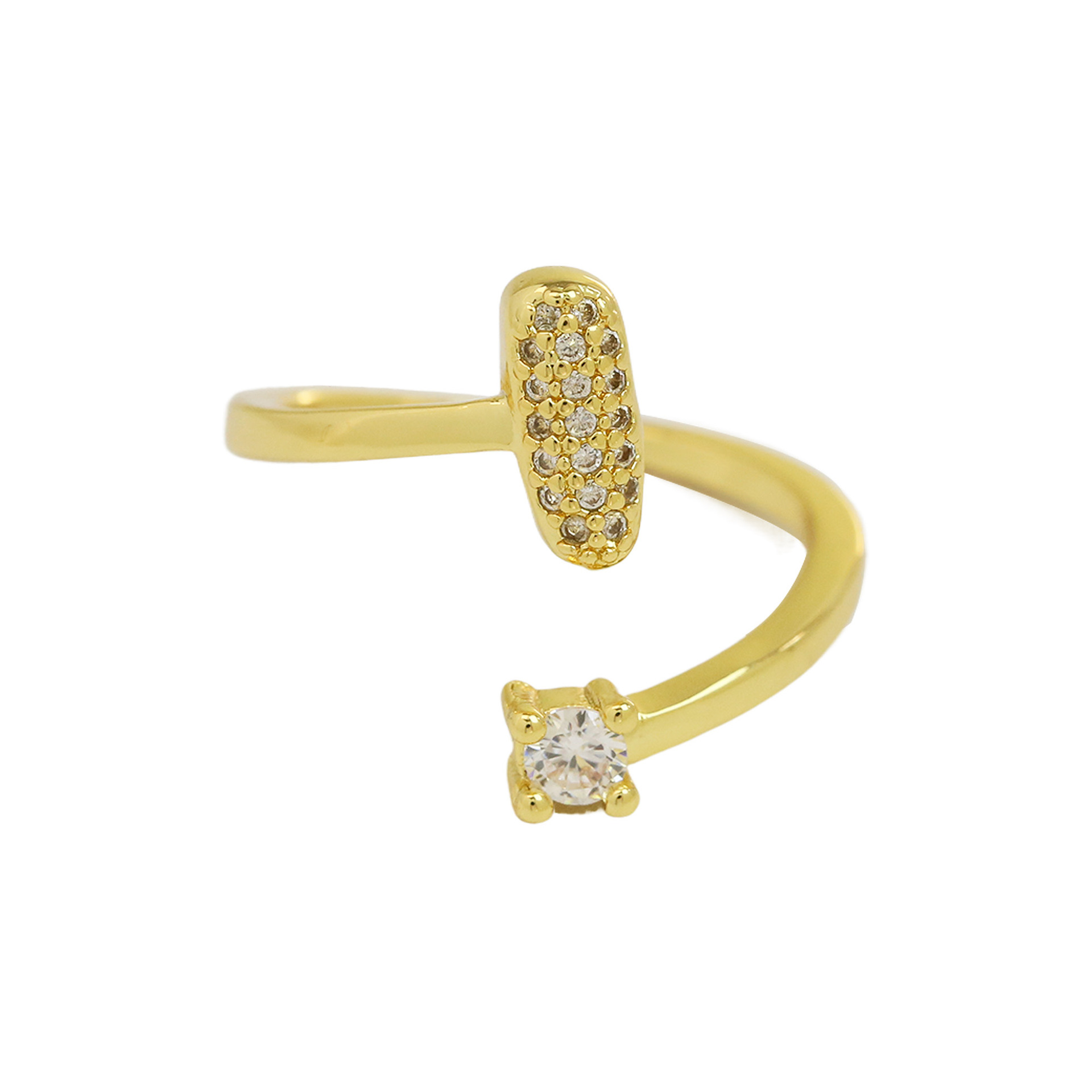 Bubble Initial Wrap Ring