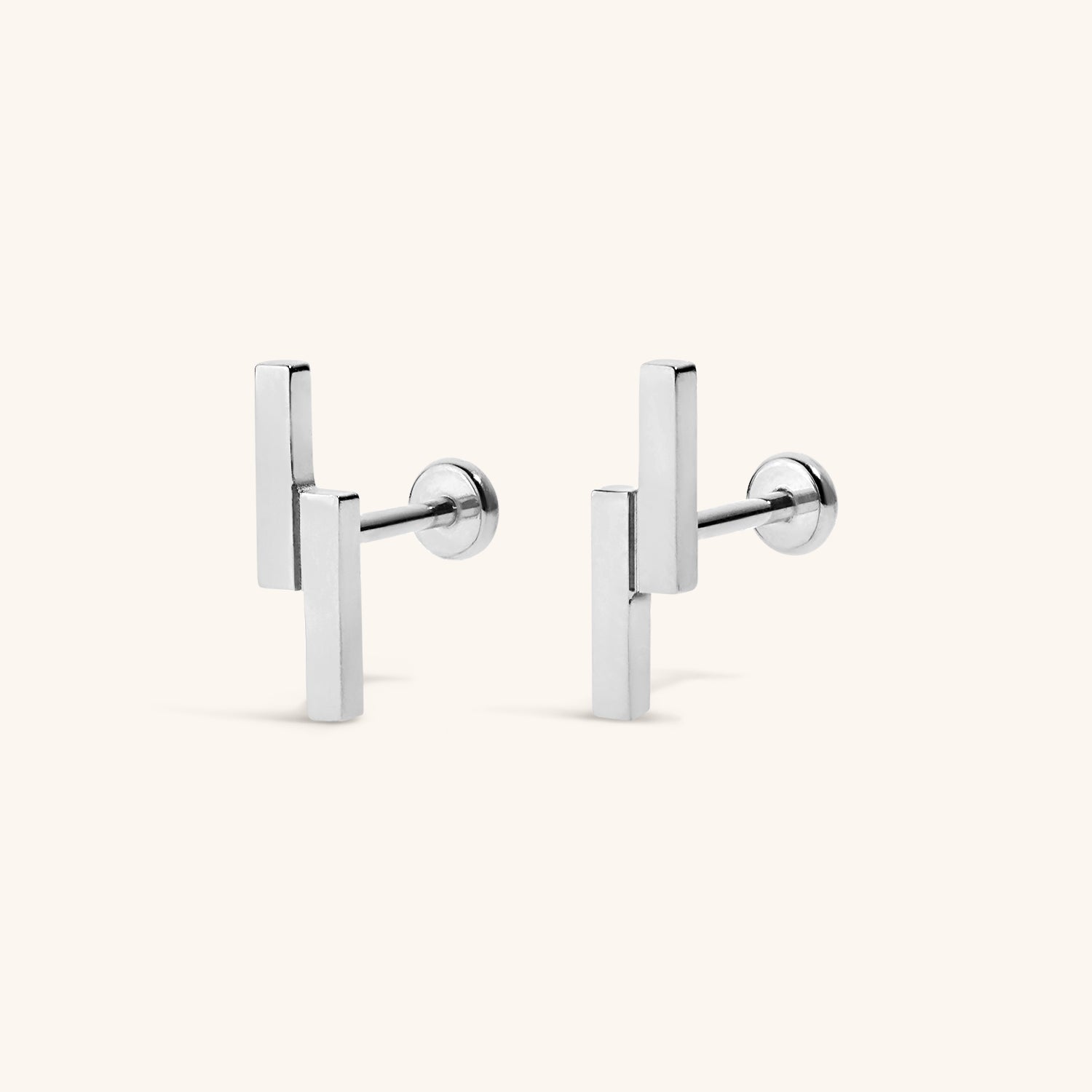 Modernist Nap Earrings Duo