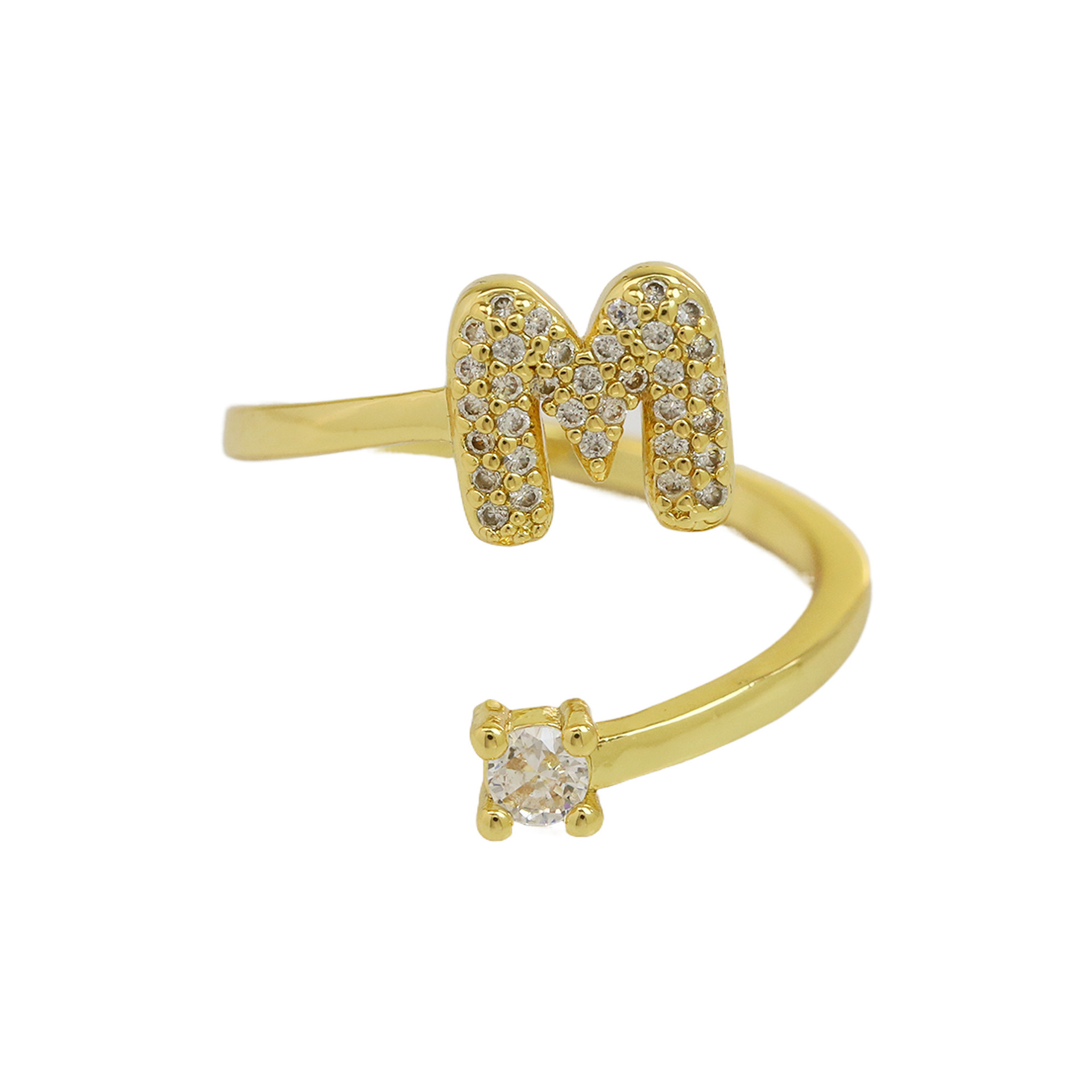 Bubble Initial Wrap Ring