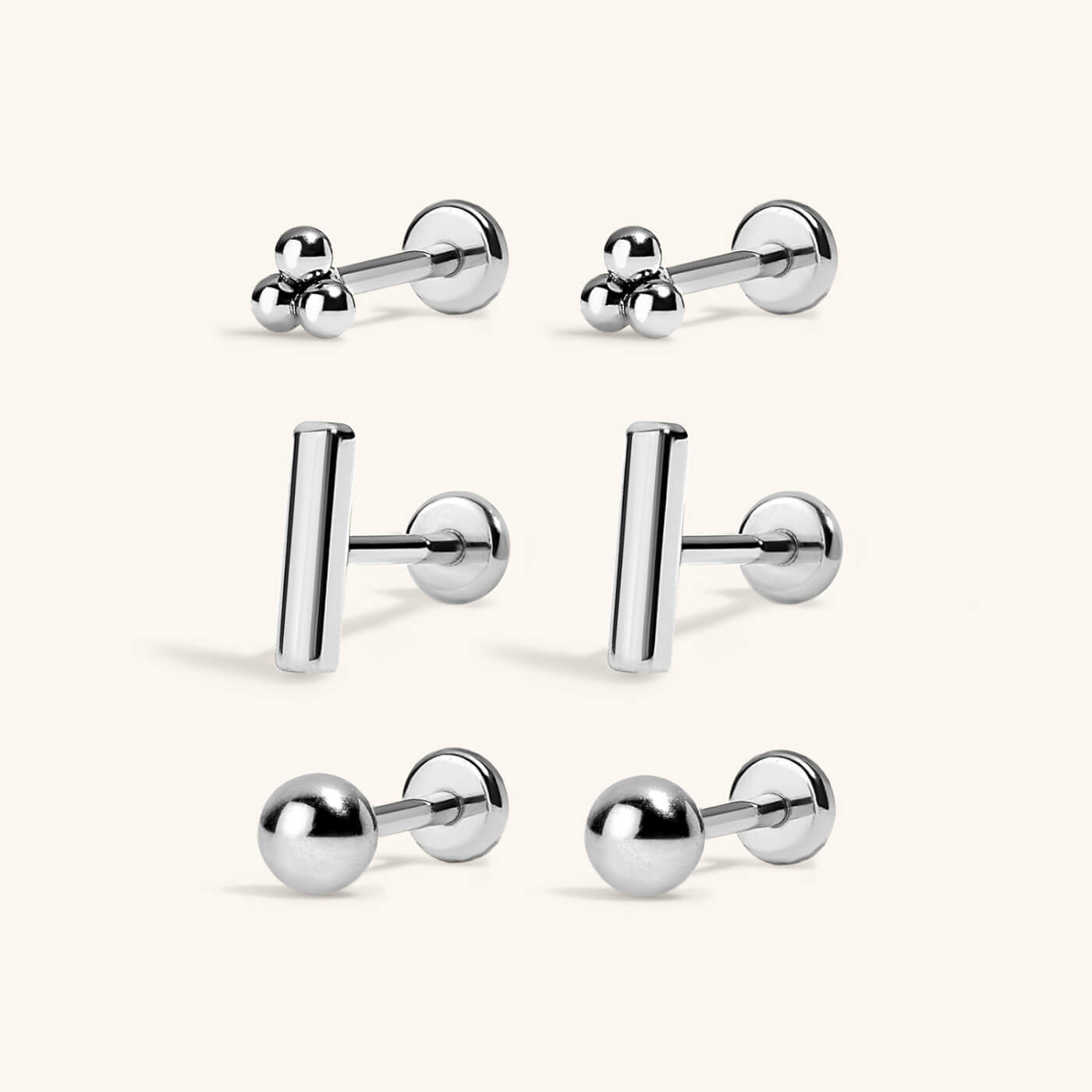 Minimalist Nap Earrings Trio