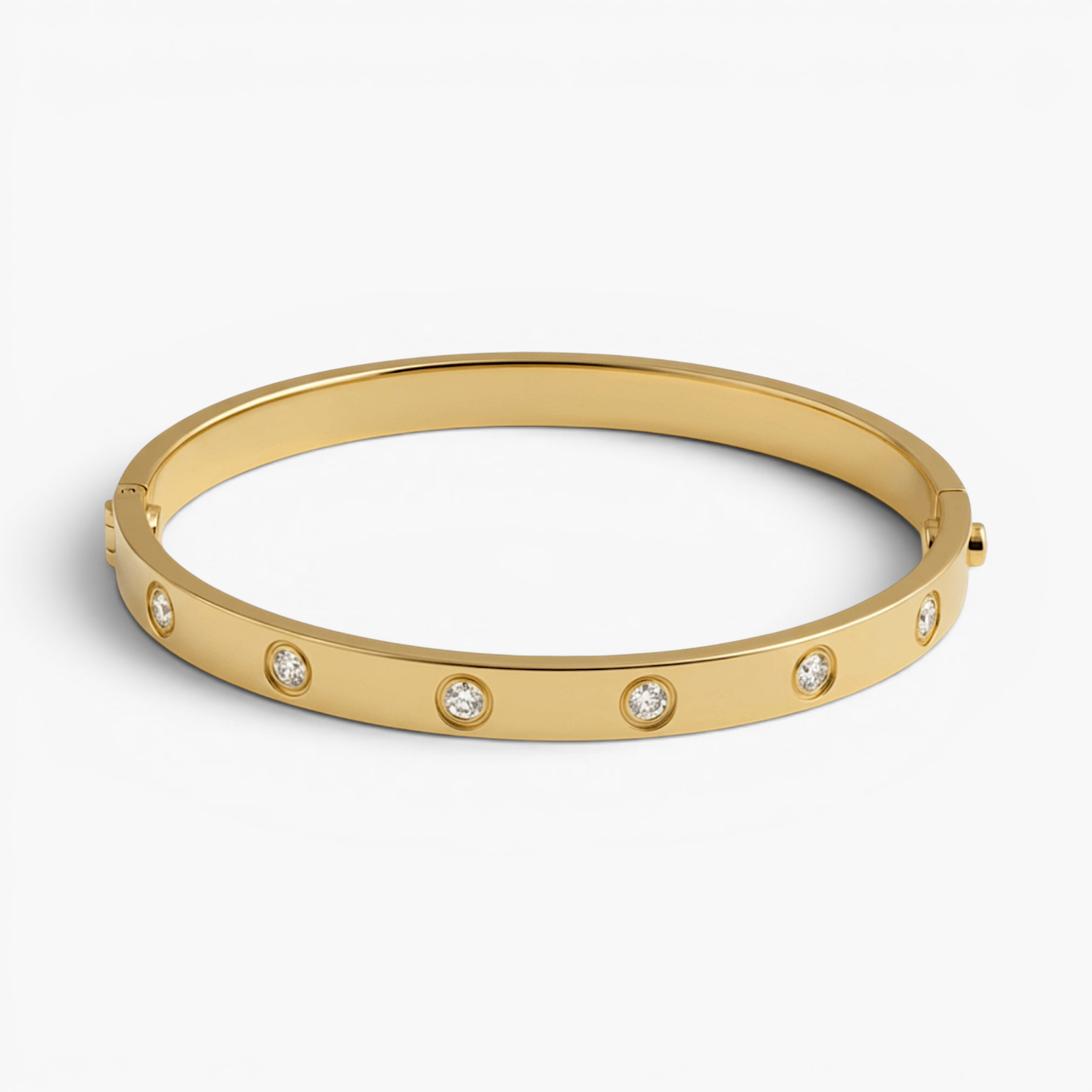 Cubic Zirconia Bangle Bracelet