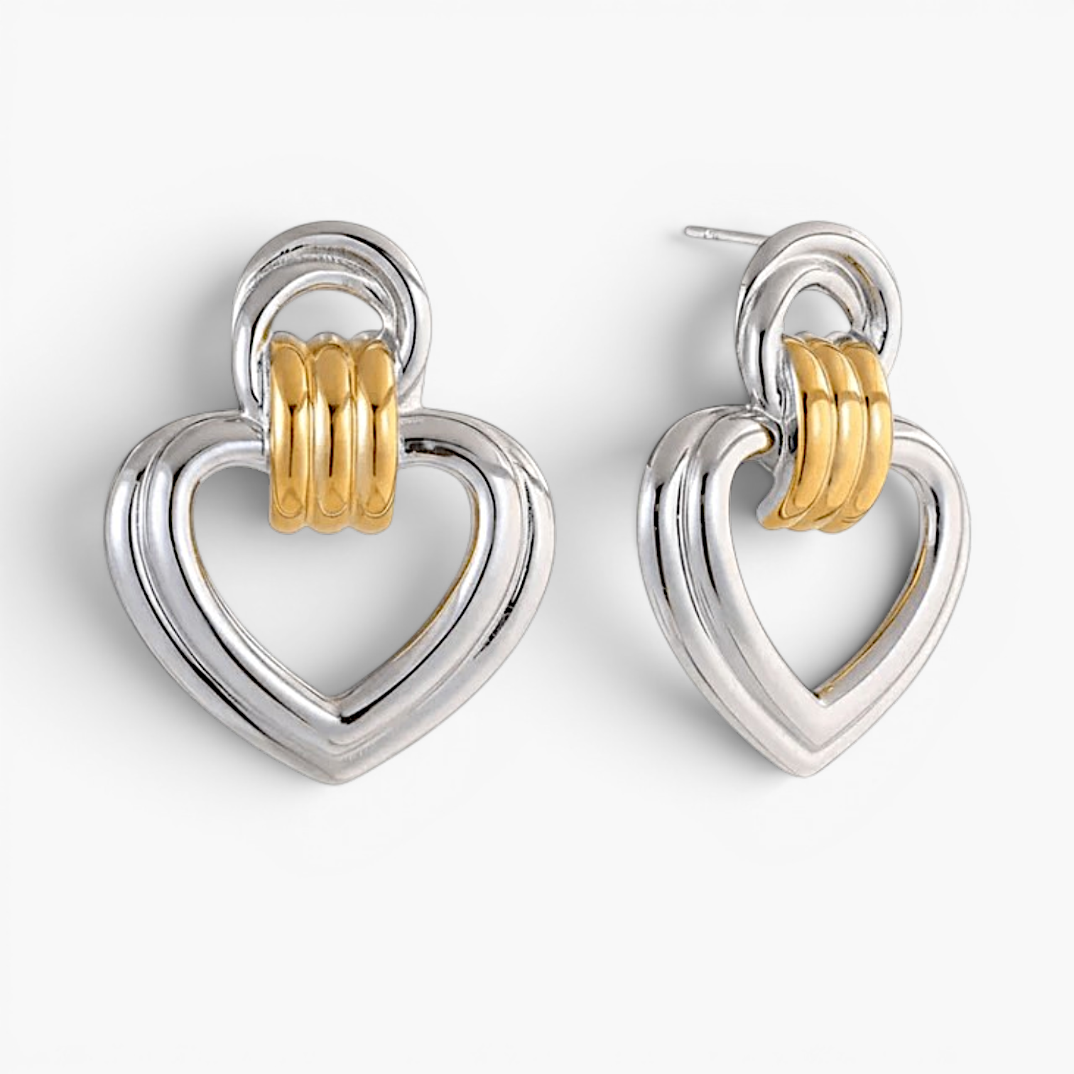 Heart Drop Earrings