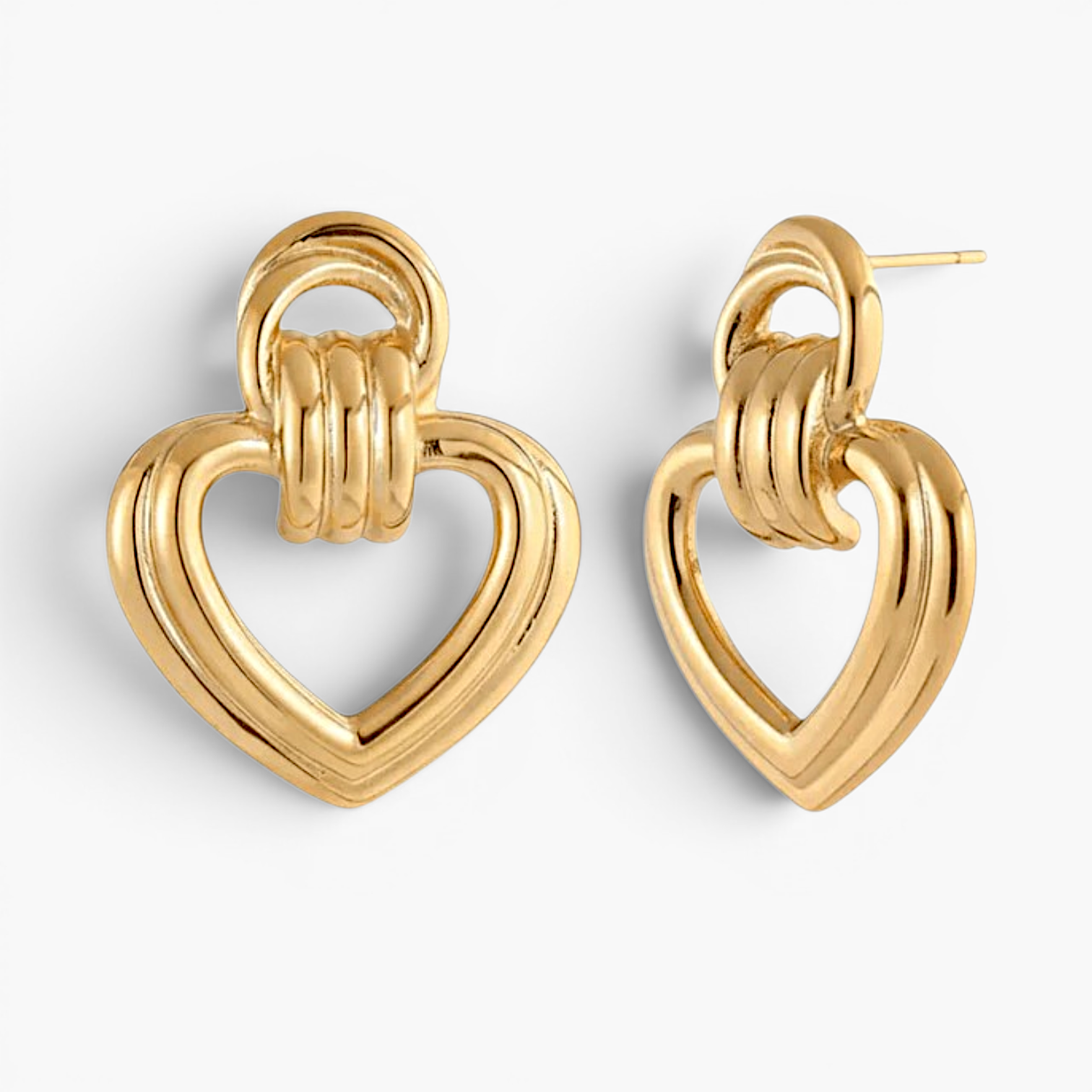 Heart Drop Earrings