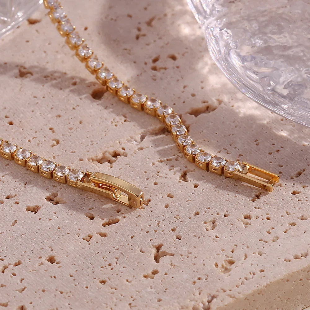 Classic Tennis Sparkle Necklace