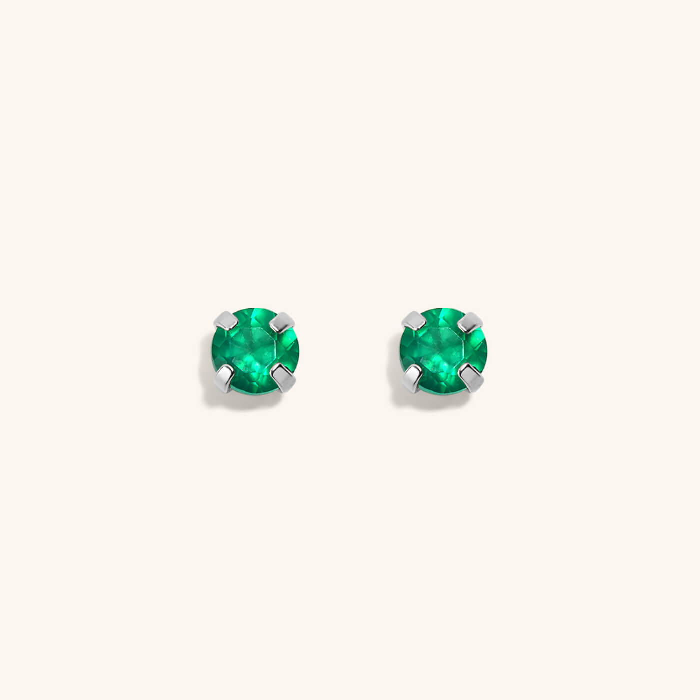 Green Chalcedony Nap Earrings