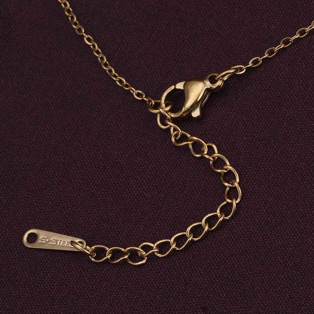 Ridge Heart T-Bar Necklace