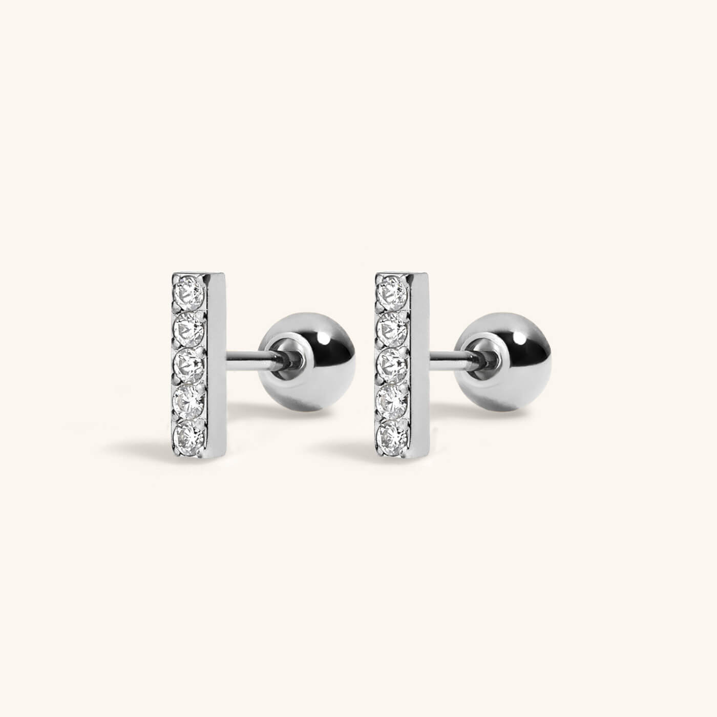 Pave Bar Studs