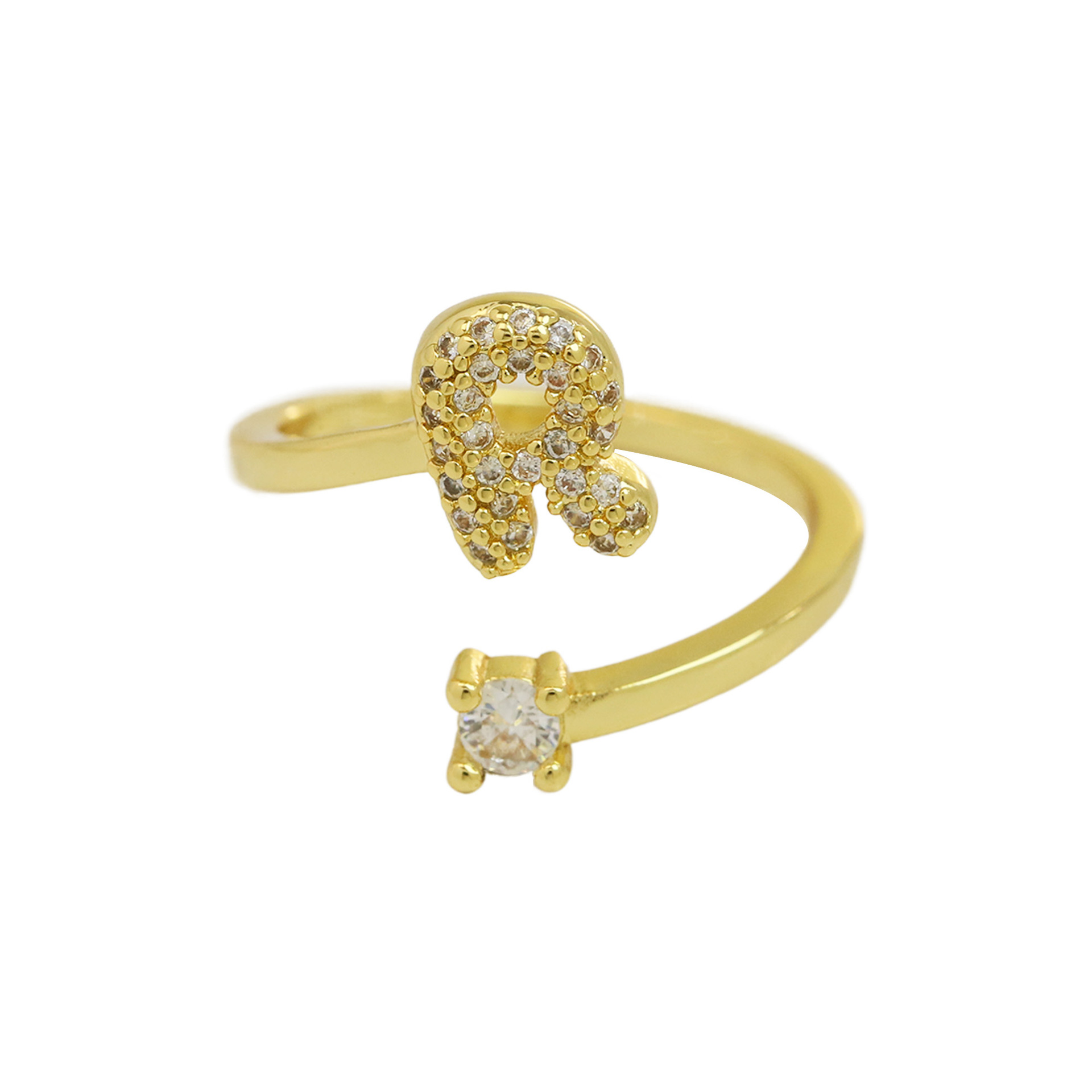 Bubble Initial Wrap Ring