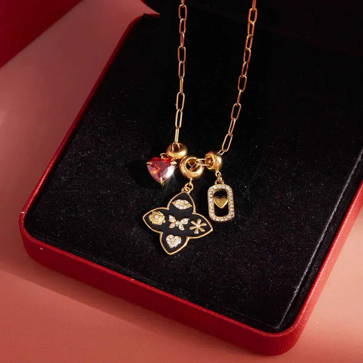 Aurevia Vintage Charm Necklace