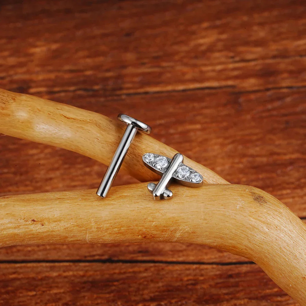 Aervia Airplane Cartilage Stud
