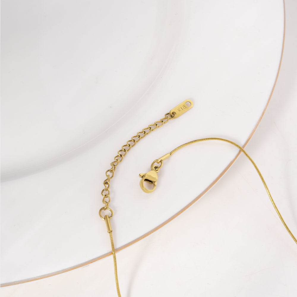 Heart Pendant Gold Chain Necklace
