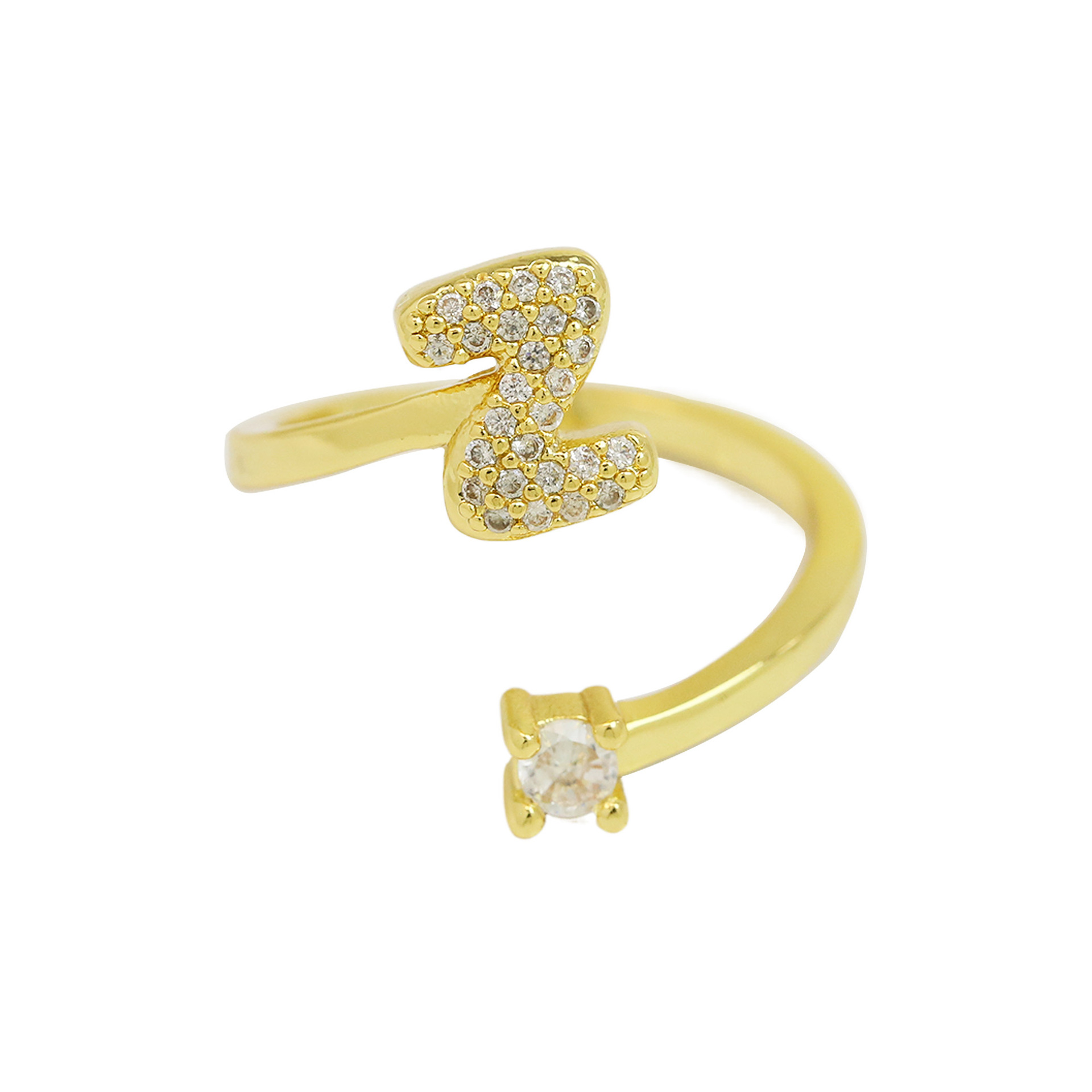 Bubble Initial Wrap Ring