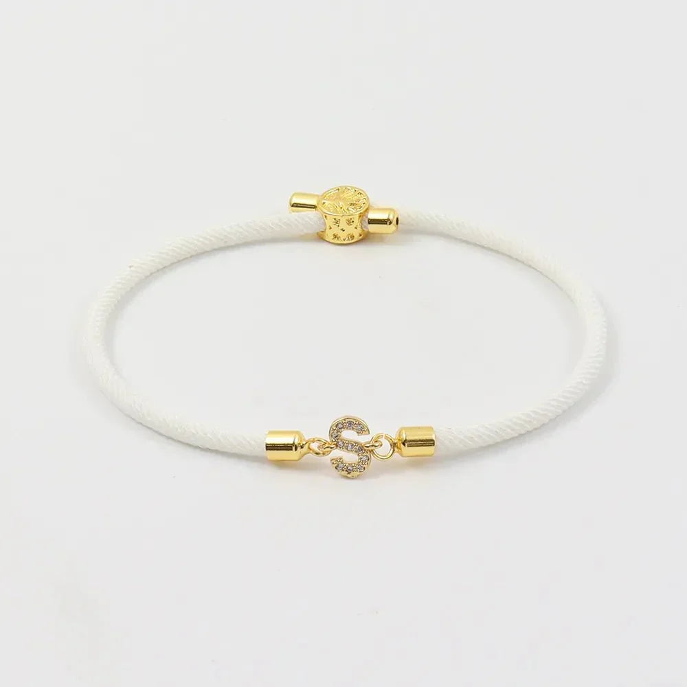 Personalized Letter Rope Bracelet
