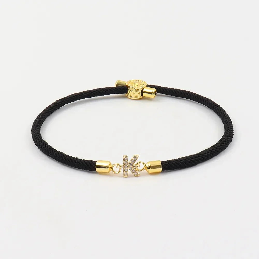 Personalized Letter Rope Bracelet