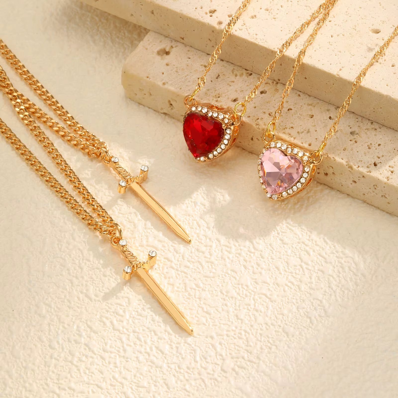 Sworded Heart Necklace