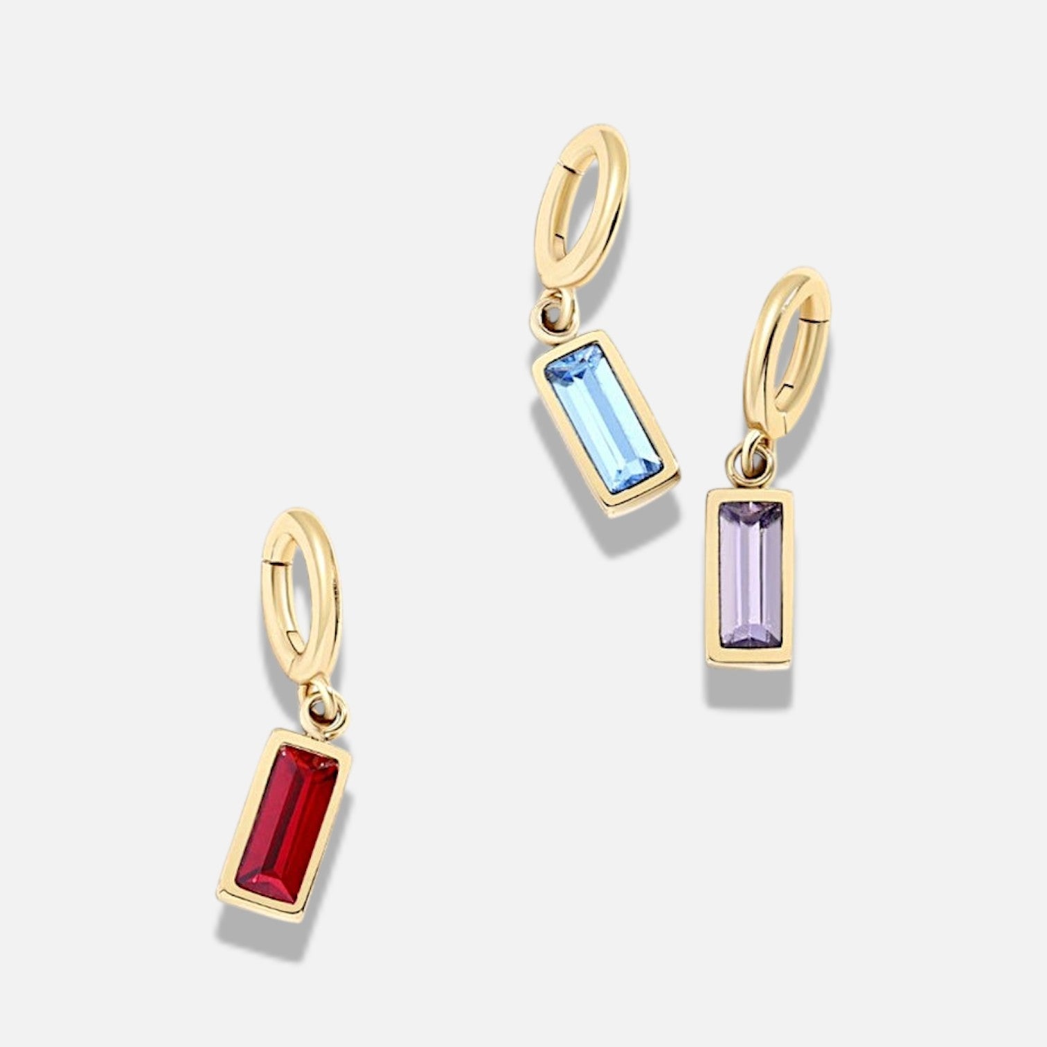 Aurelle Baguette Birthstone Charm