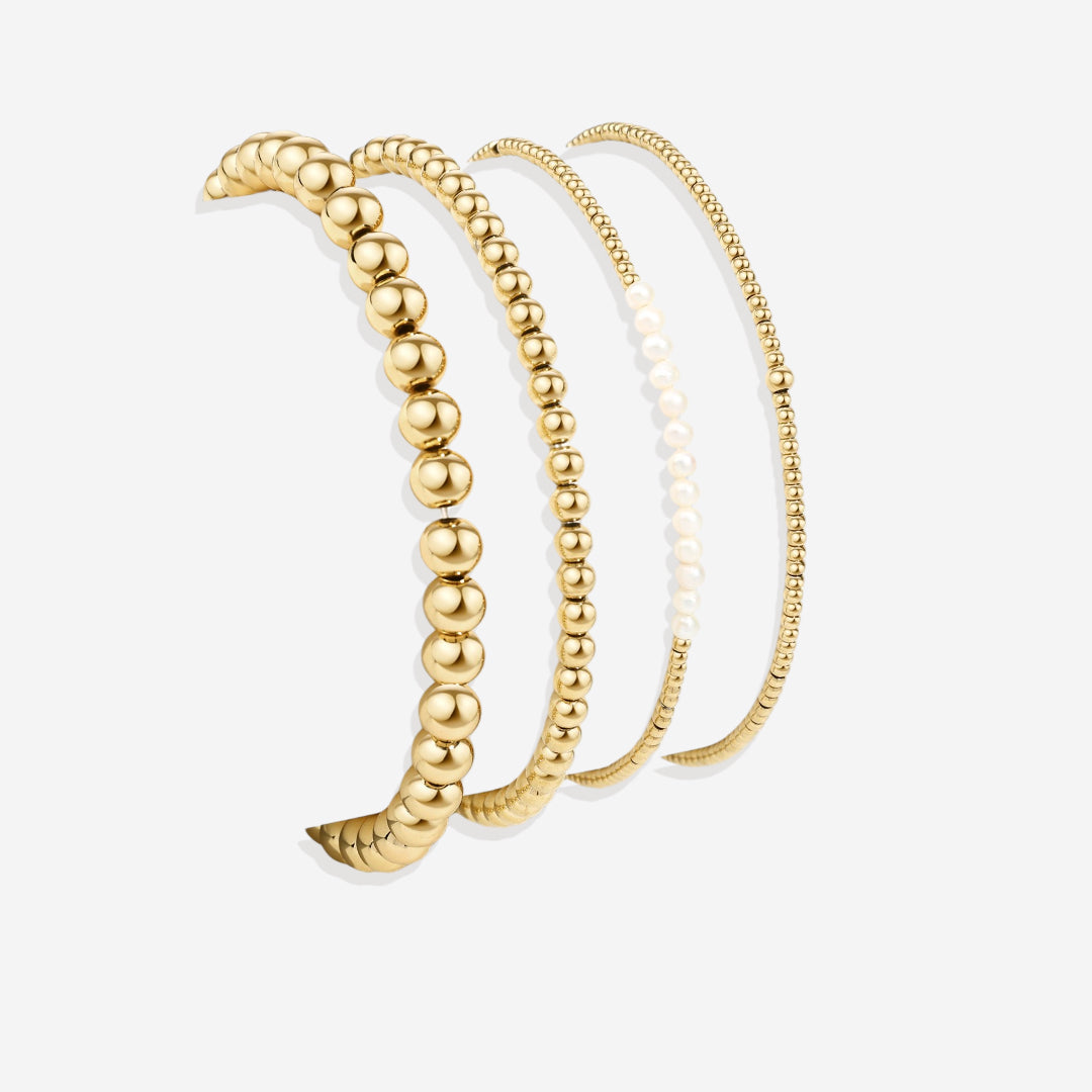Lunelle Pearl Bracelet Stacking Set