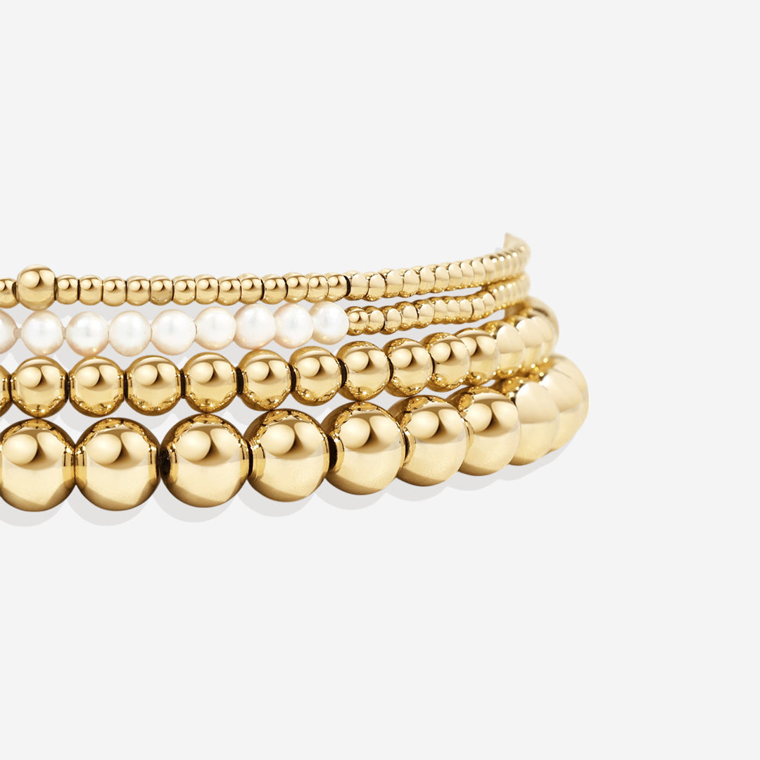 Lunelle Pearl Bracelet Stacking Set