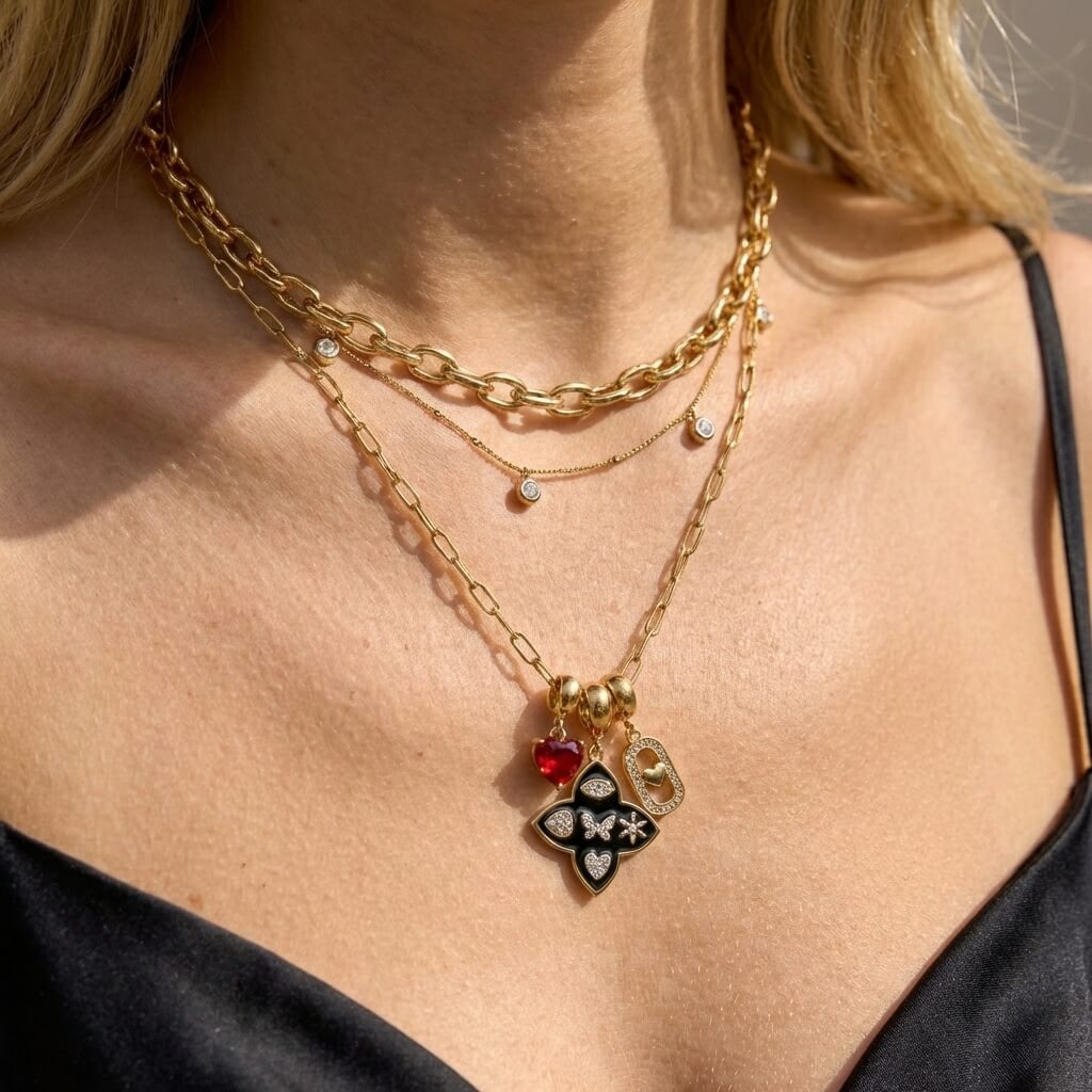 Aurevia Vintage Charm Necklace
