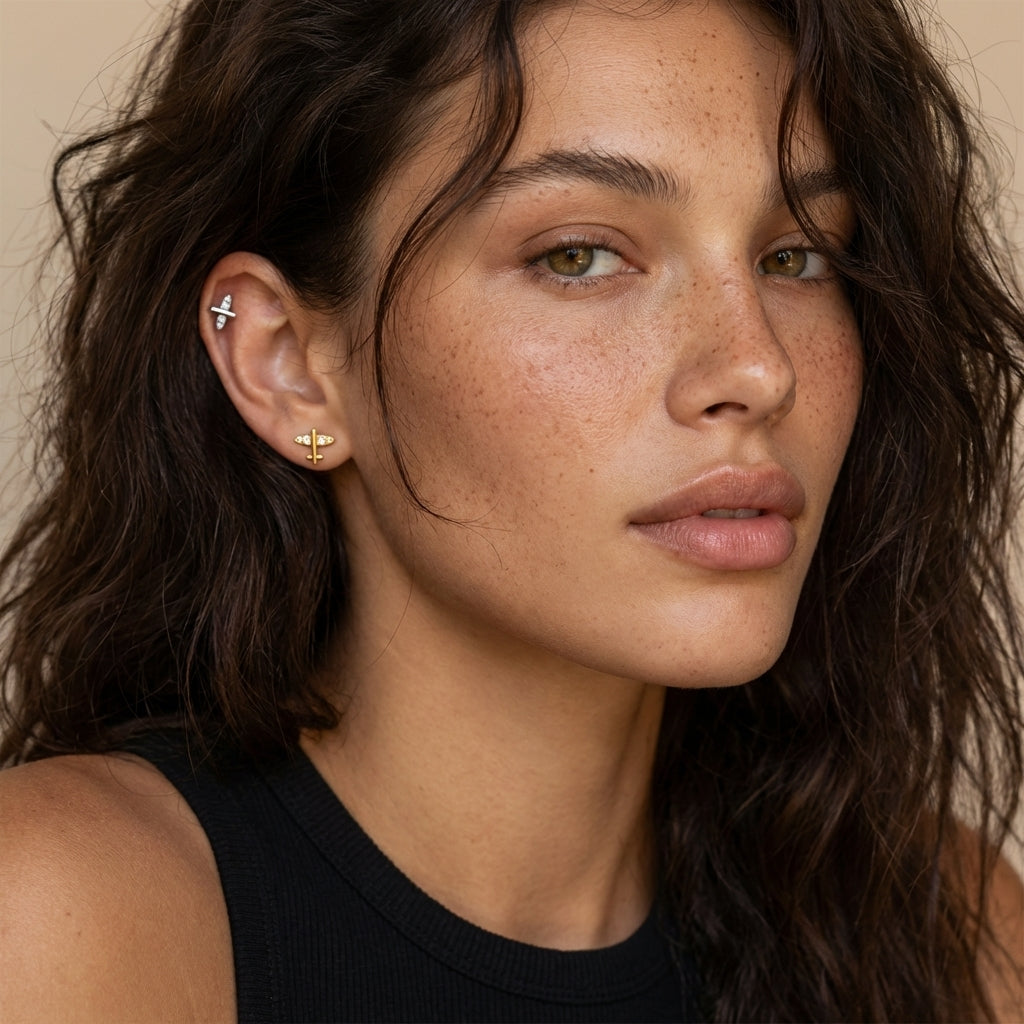 Aervia Airplane Cartilage Stud