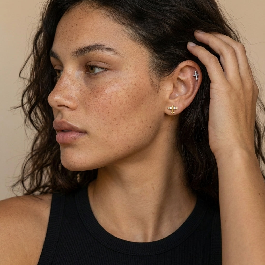 Aervia Airplane Cartilage Stud