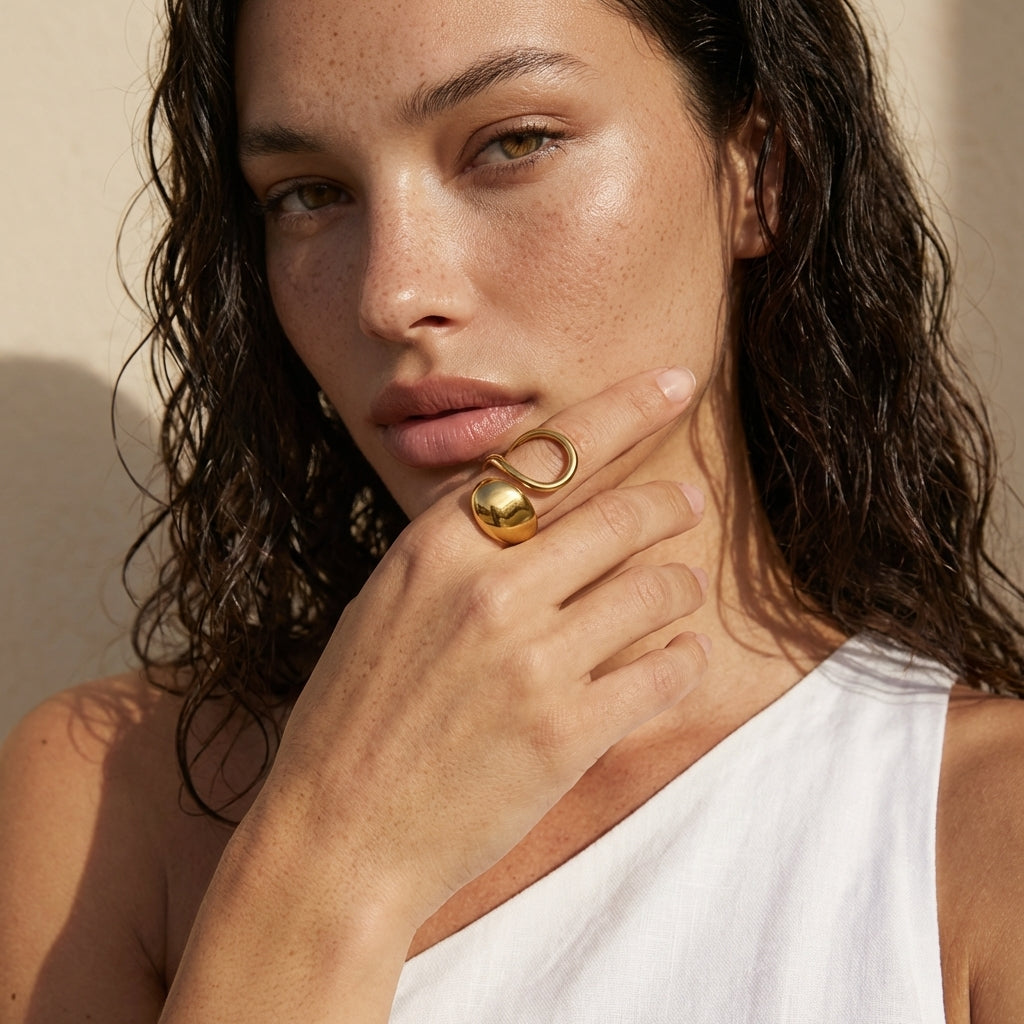 Velisse Sculptural Open Ring