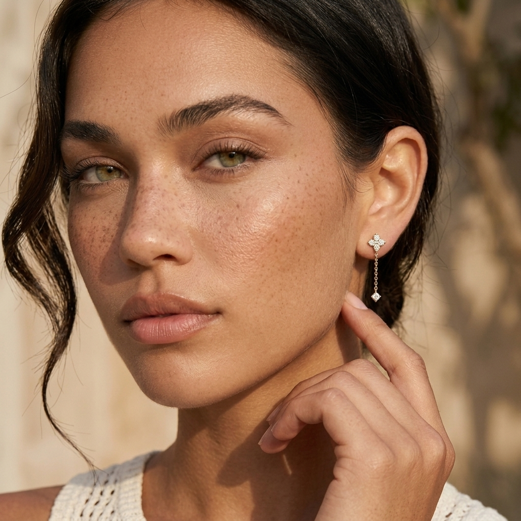 Vivienne Crystal Drop Earrings