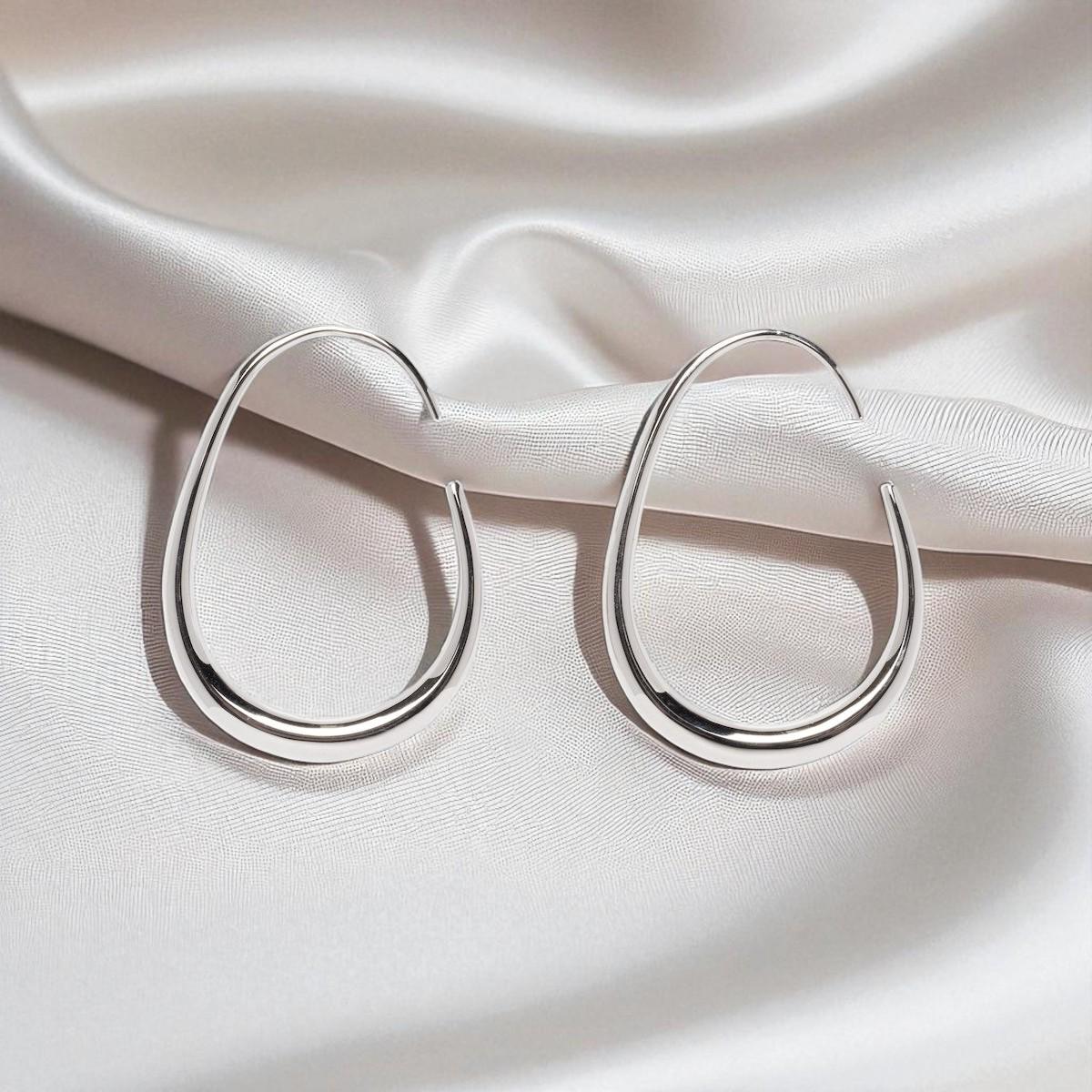 Valora Chunky Dome Hoop Earrings