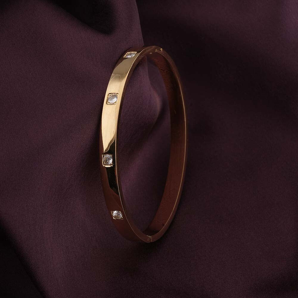 Dazzling Stone Bangle Bracelet