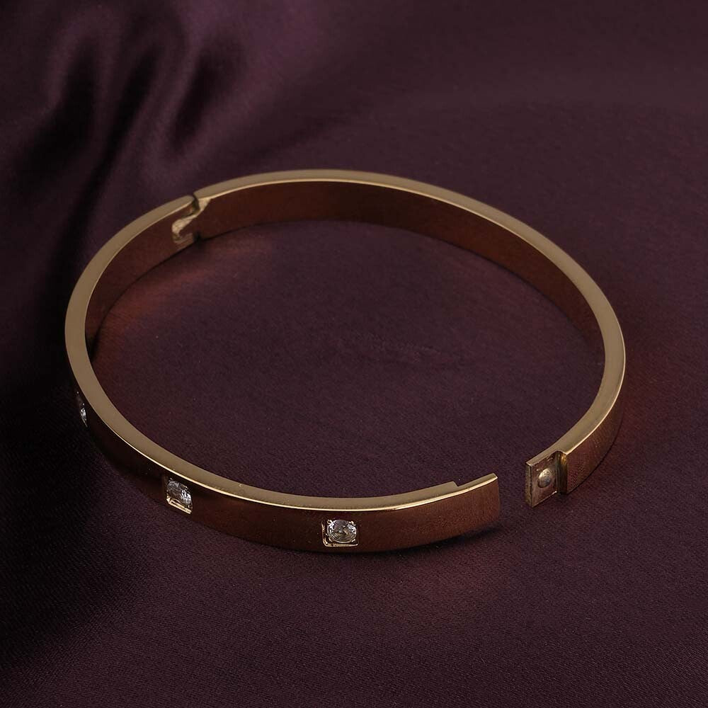 Dazzling Stone Bangle Bracelet