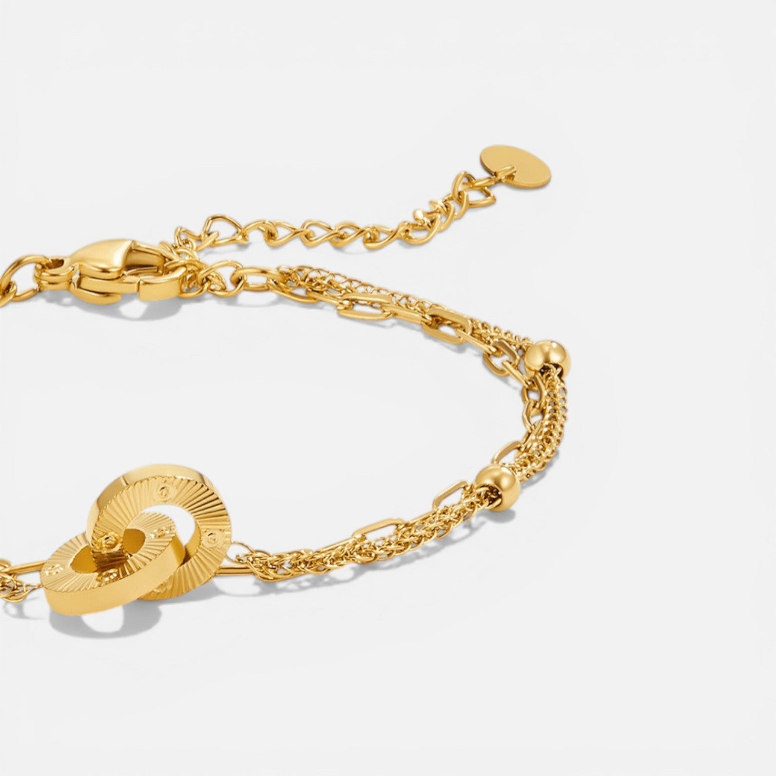 Avelune Layered Eternity Loop Bracelet