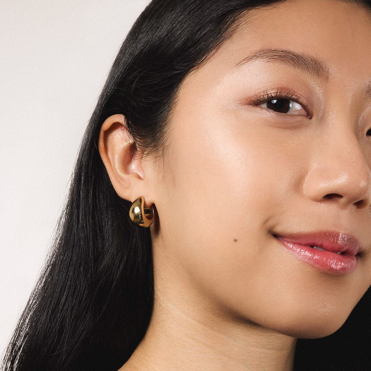 Mini Dewdrop Hoops
