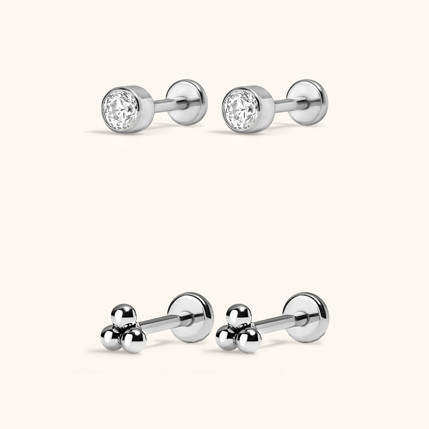 Minimalist Nap Earrings Duo