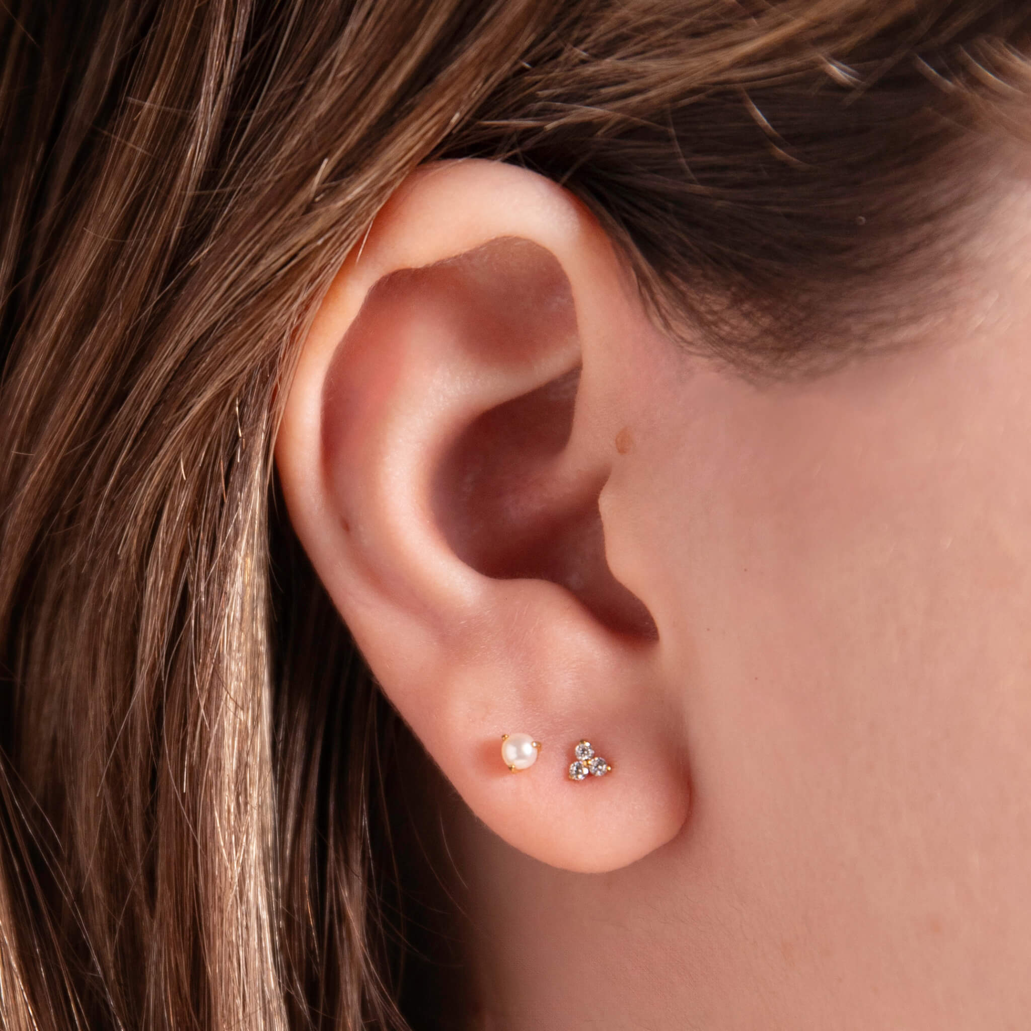 Crystal Trinity Nap Earrings
