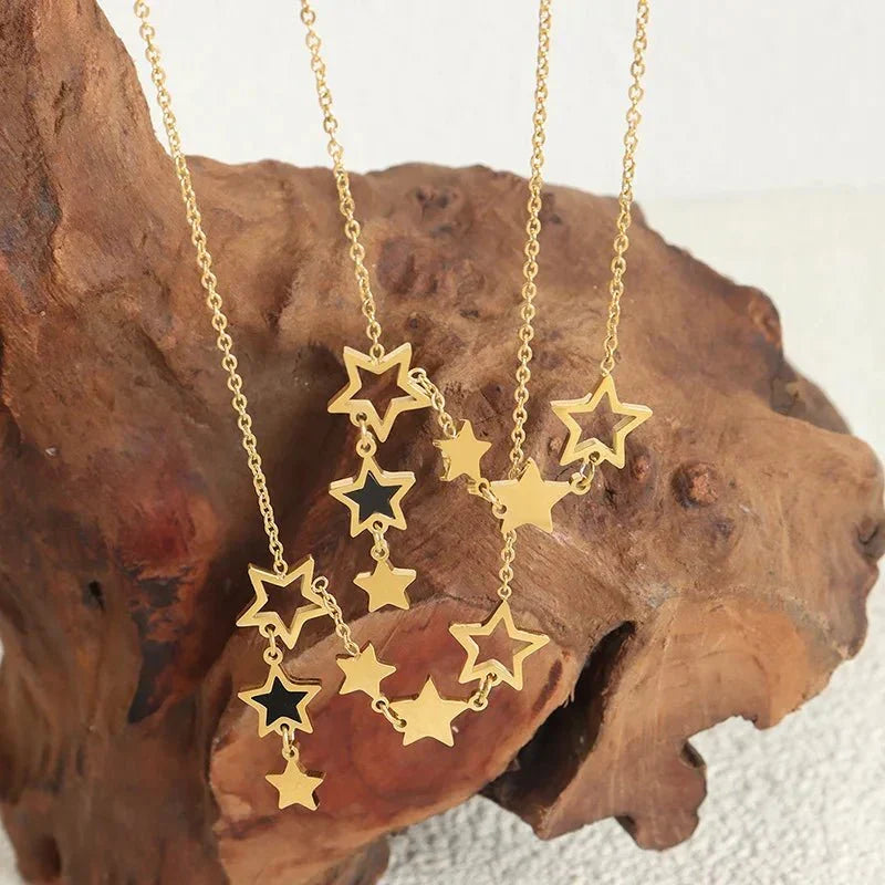 Celestial Falling Star Necklace