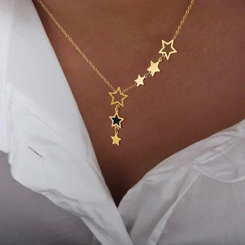 Celestial Falling Star Necklace