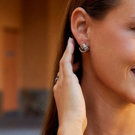 Velisse Maxi Twist Stud Earrings