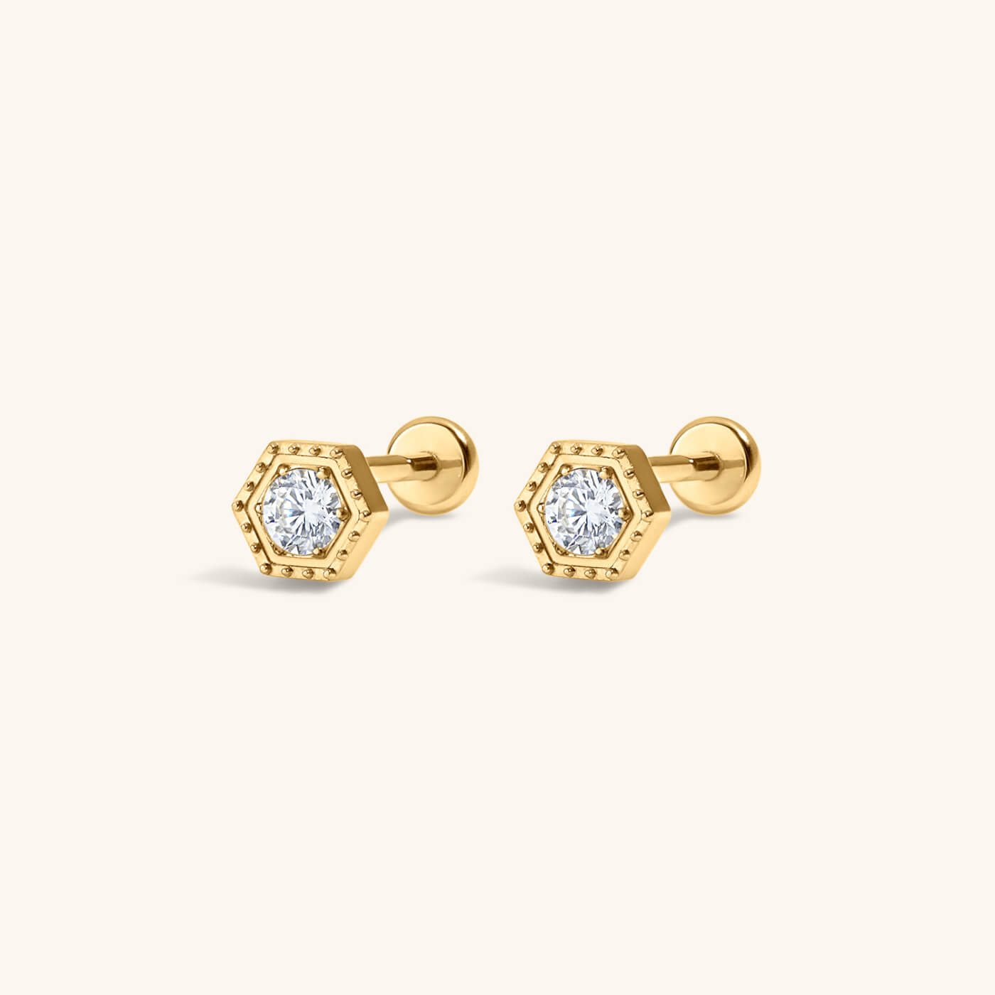 Deco Nap Earrings – Gold