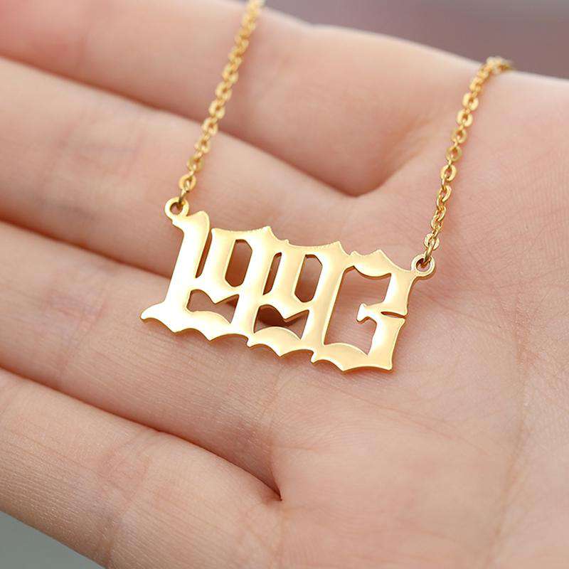 Classic Birth Year Necklace