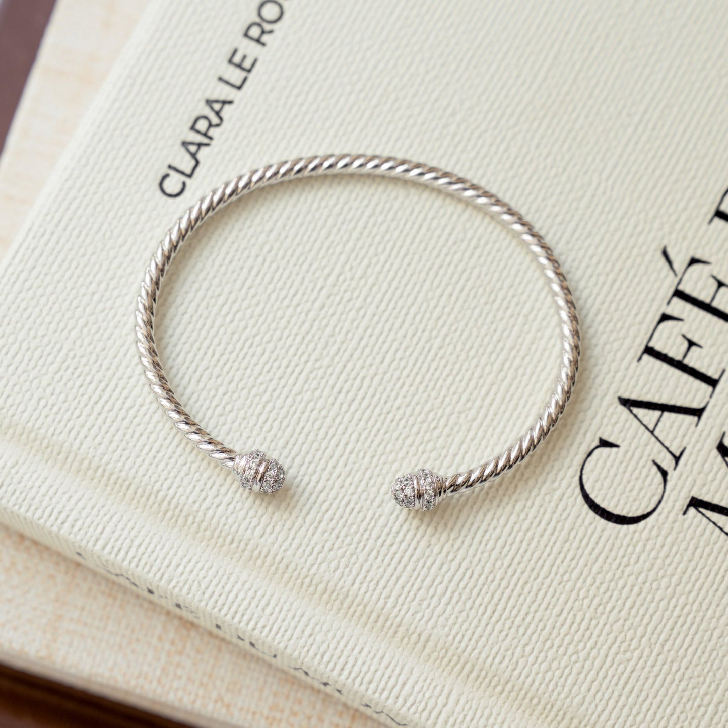 Adjustable Gold Twisted Cuff Bangle Bracelet