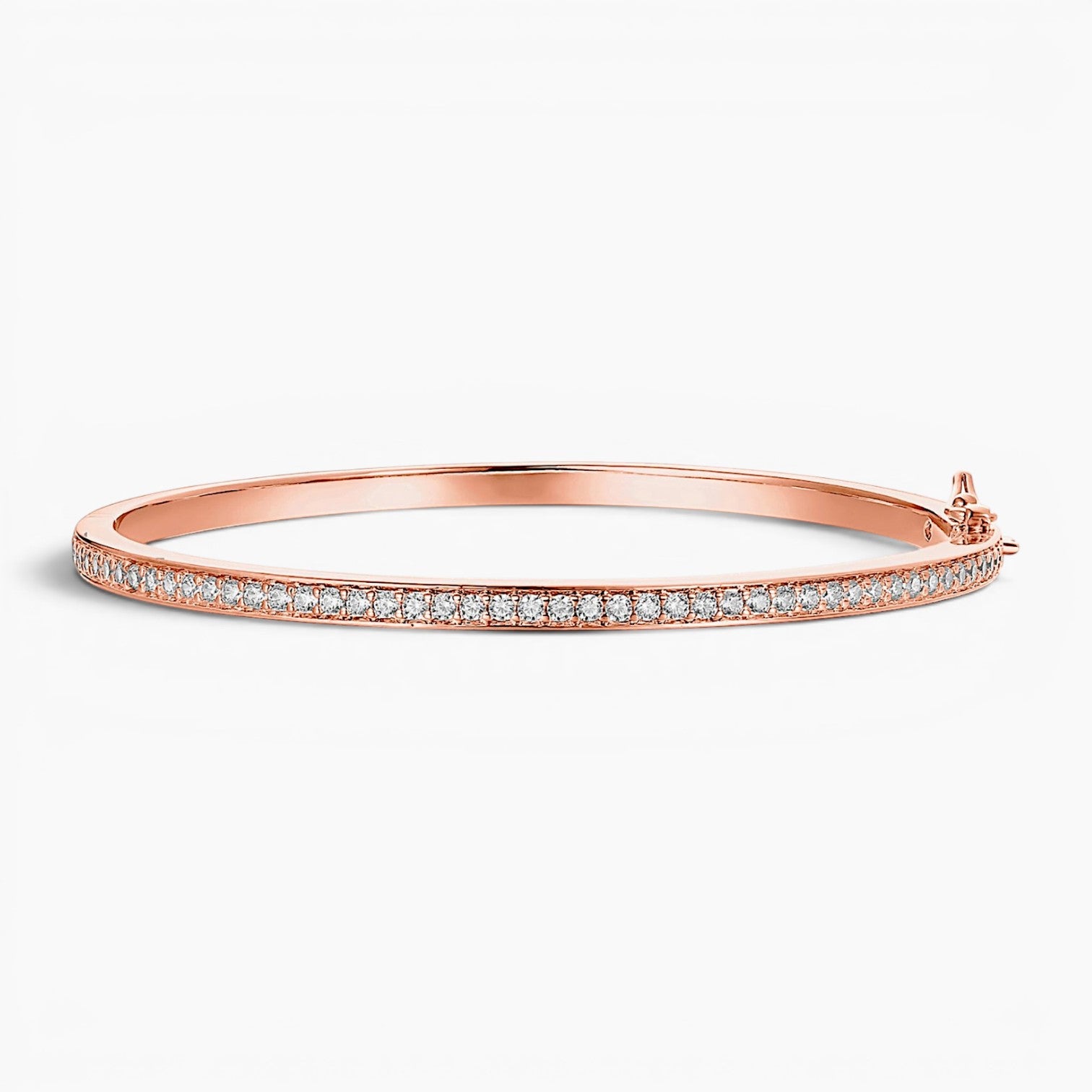 Sleek Stone Bangle Bracelet