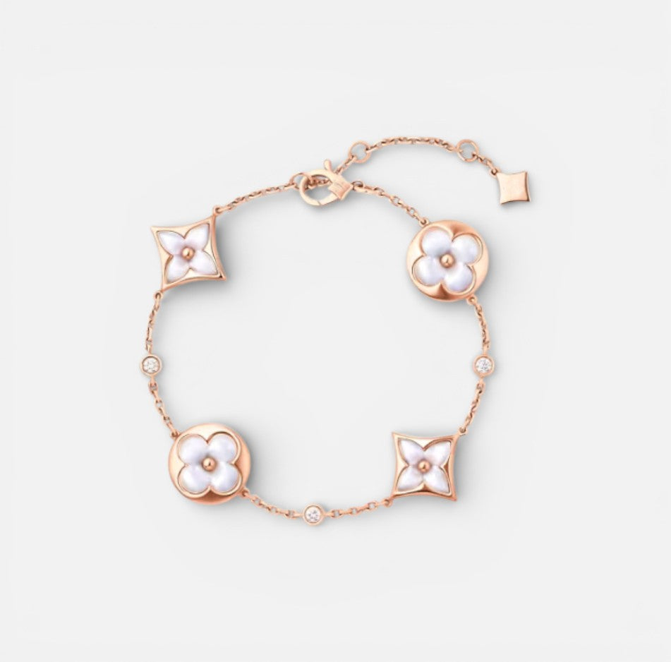 Color Blossom Rose Bracelet – rose-gold