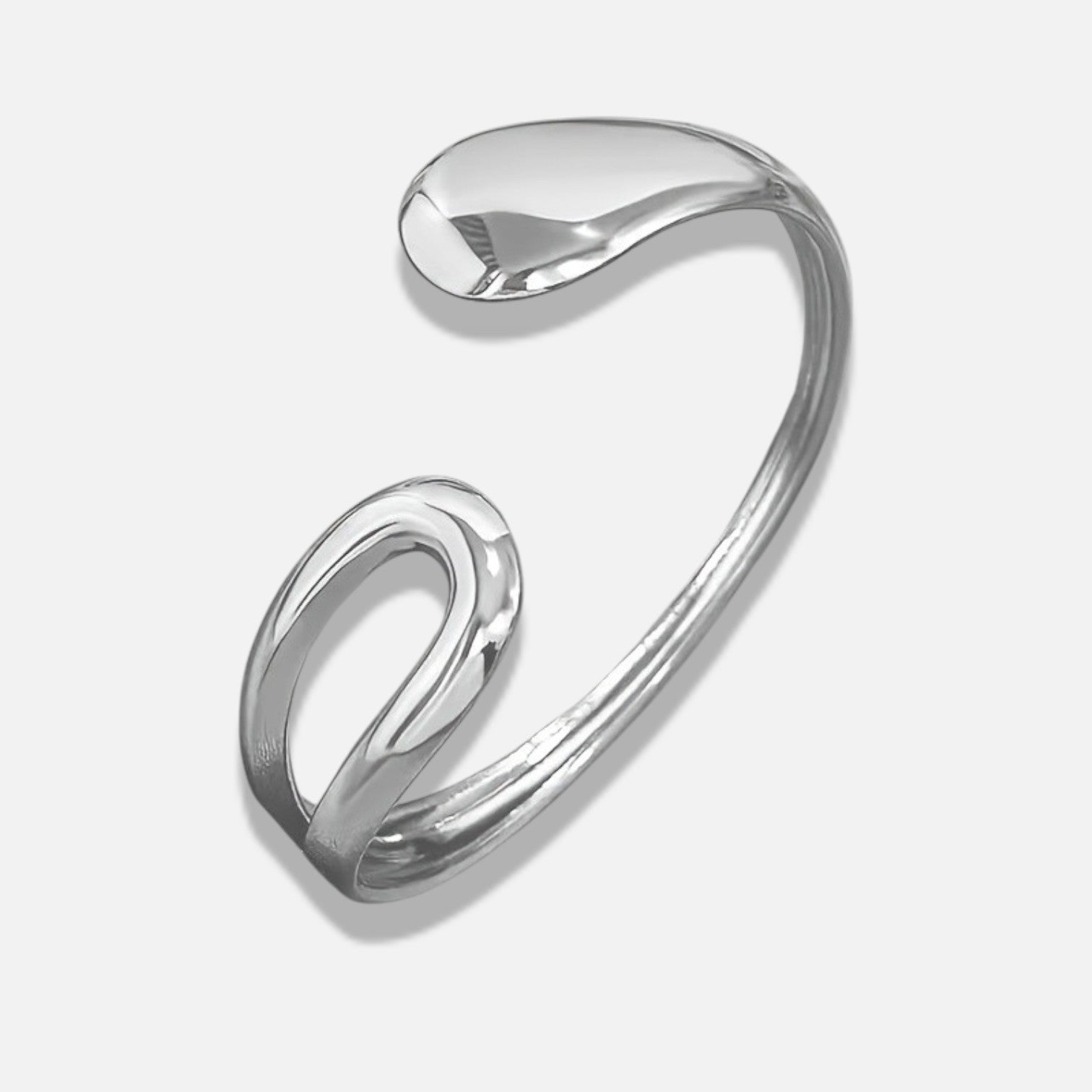 Valenne Teardrop Sculptural Cuff Bracelet