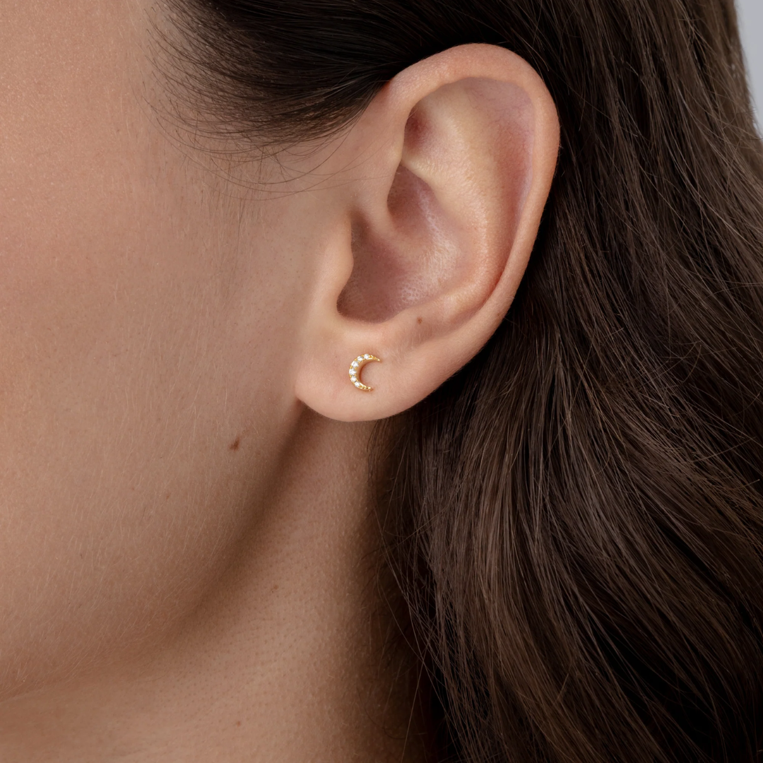 Flat Back Stud Earring Set – Mixed Shapes